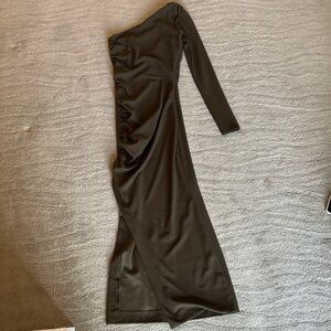 Zara maxi chocolate dress